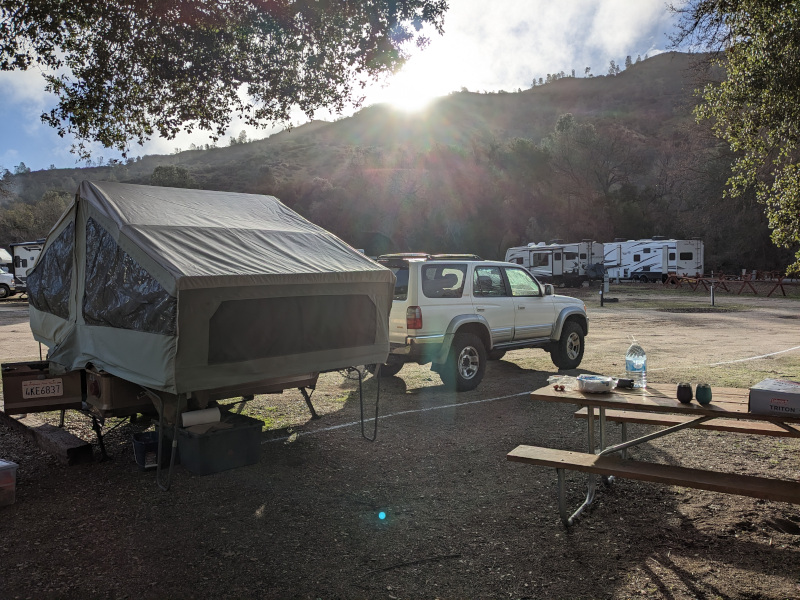 4Runner and Eagle tent trailer